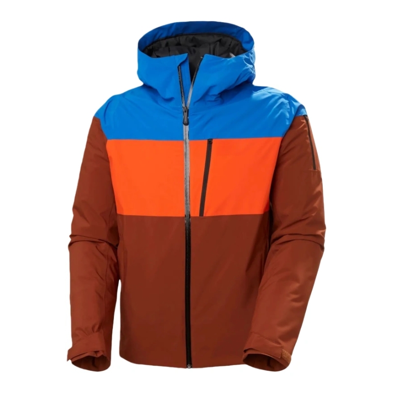 Ski jacket with hood