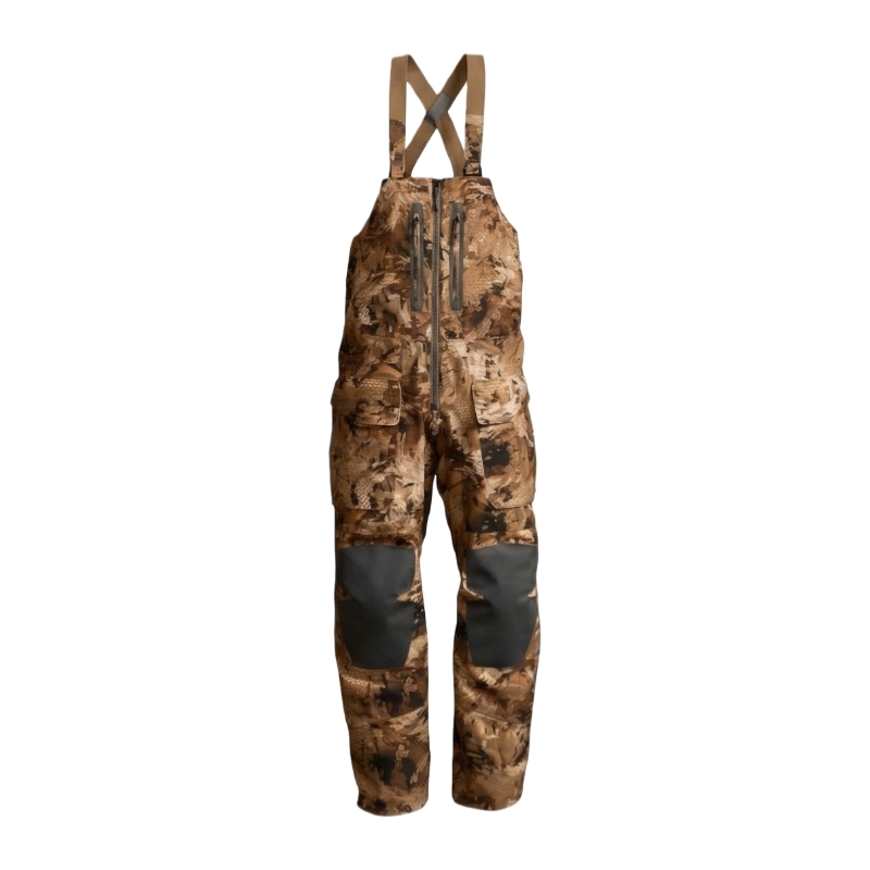 Waterproof trousers with bib